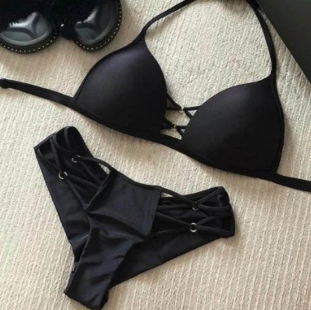 Sexy black 2pc bikini
